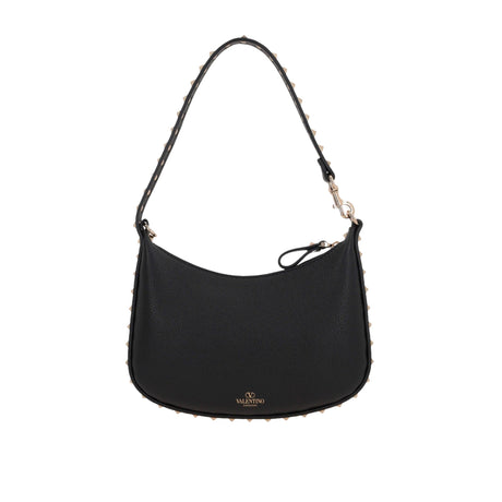 Rockstud Mini Grainy Leather Hobo Bag-VALENTINO GARAVANI-JOHN JULIA