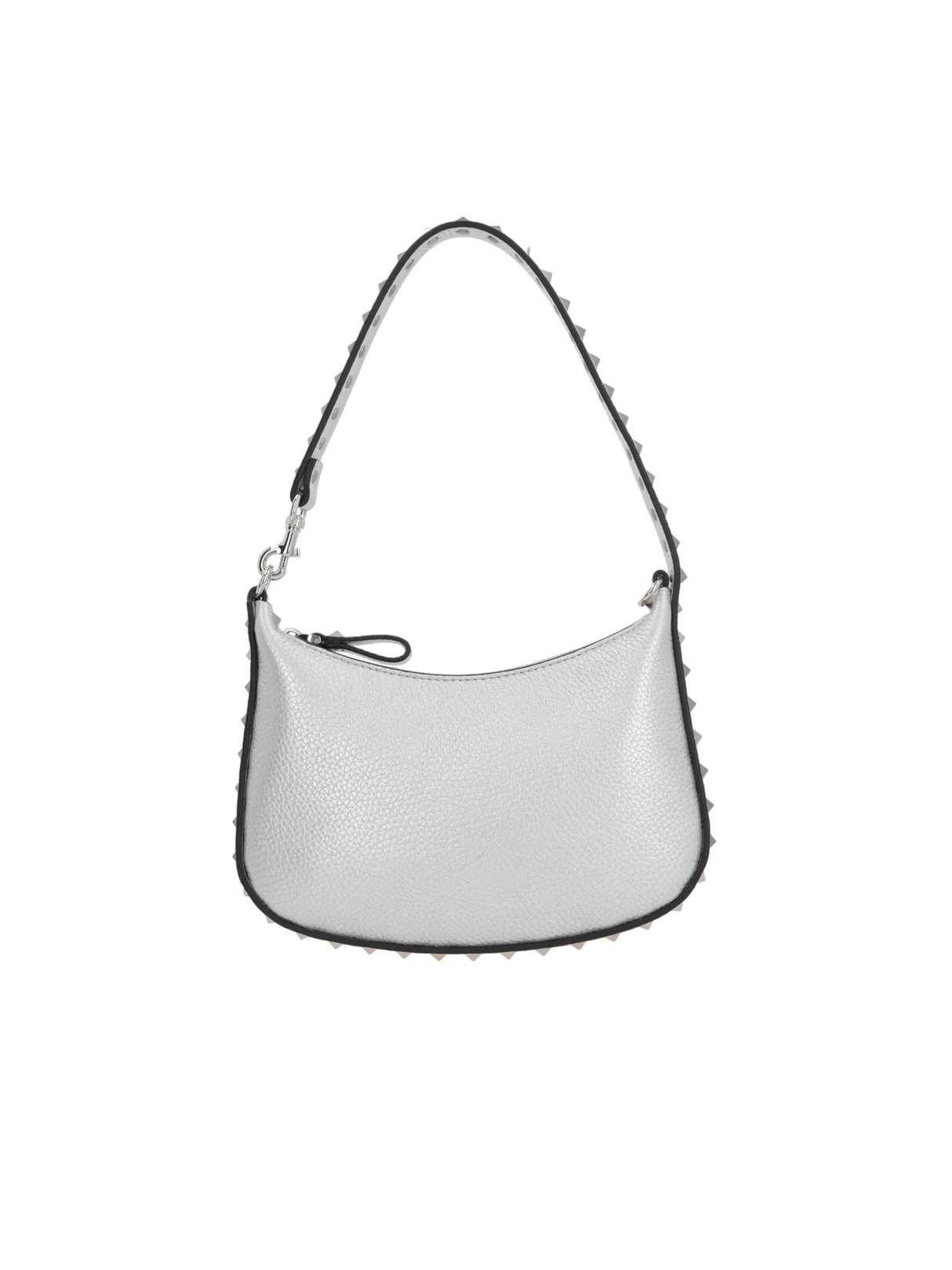 Rockstud Mini Grainy Leather Hobo Bag-VALENTINO GARAVANI-JOHN JULIA