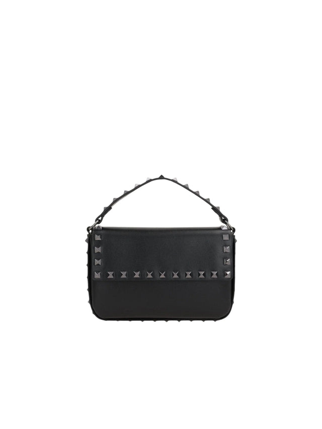 VALENTINO GARAVANI-Rockstud Mini Shiny Leather Crossbody Bag-JOHN JULIA