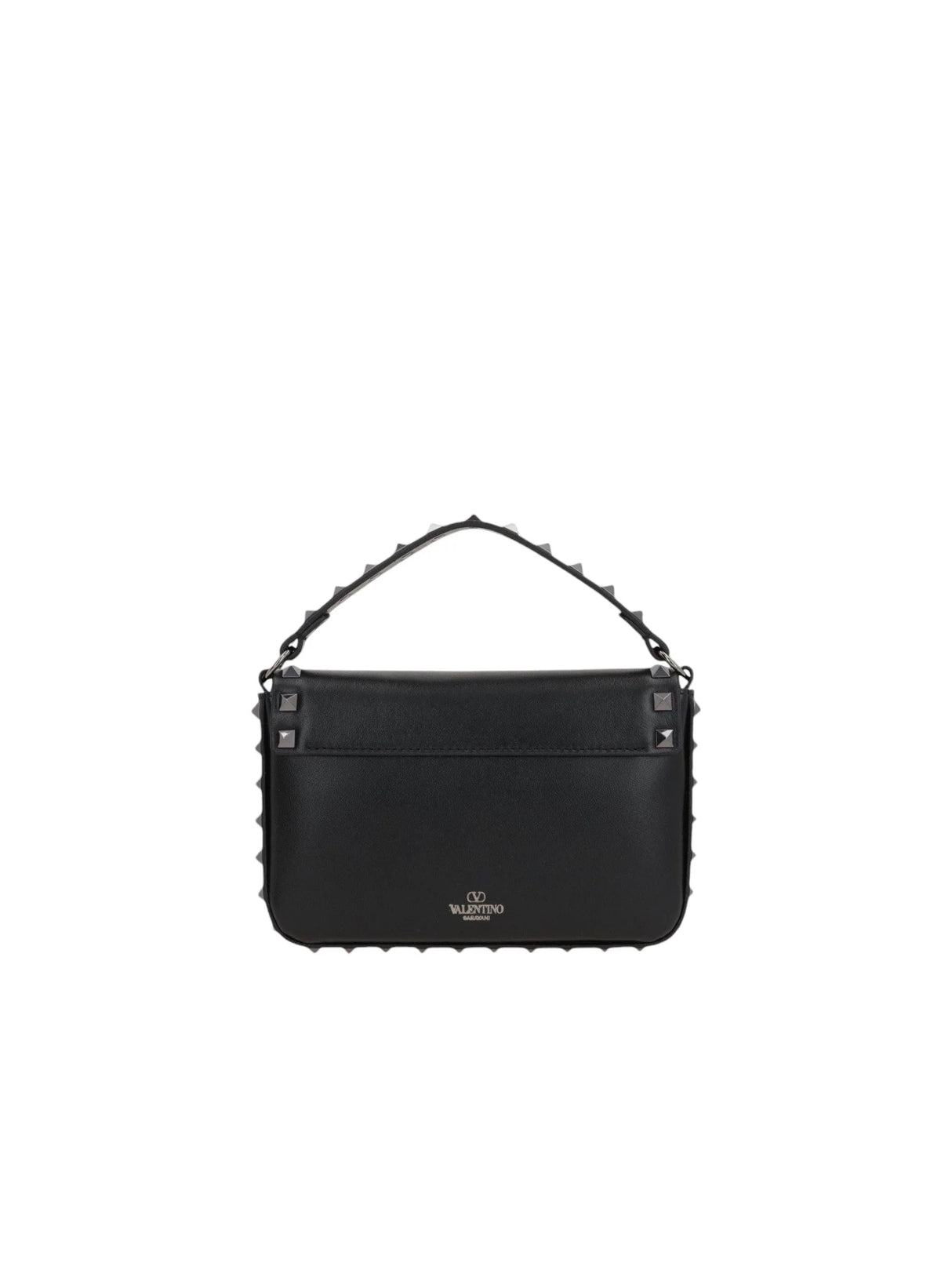 VALENTINO GARAVANI-Rockstud Mini Shiny Leather Crossbody Bag-JOHN JULIA