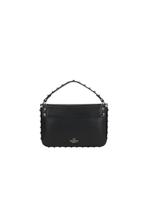 VALENTINO GARAVANI-Rockstud Mini Shiny Leather Crossbody Bag-JOHN JULIA