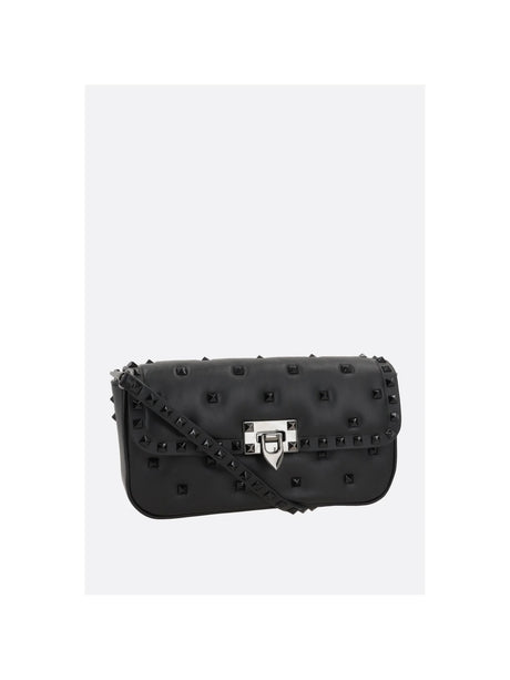 Rockstud Nappa Shoulder Bag-VALENTINO GARAVANI-JOHN JULIA