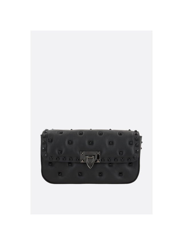 Rockstud Nappa Shoulder Bag-VALENTINO GARAVANI-JOHN JULIA