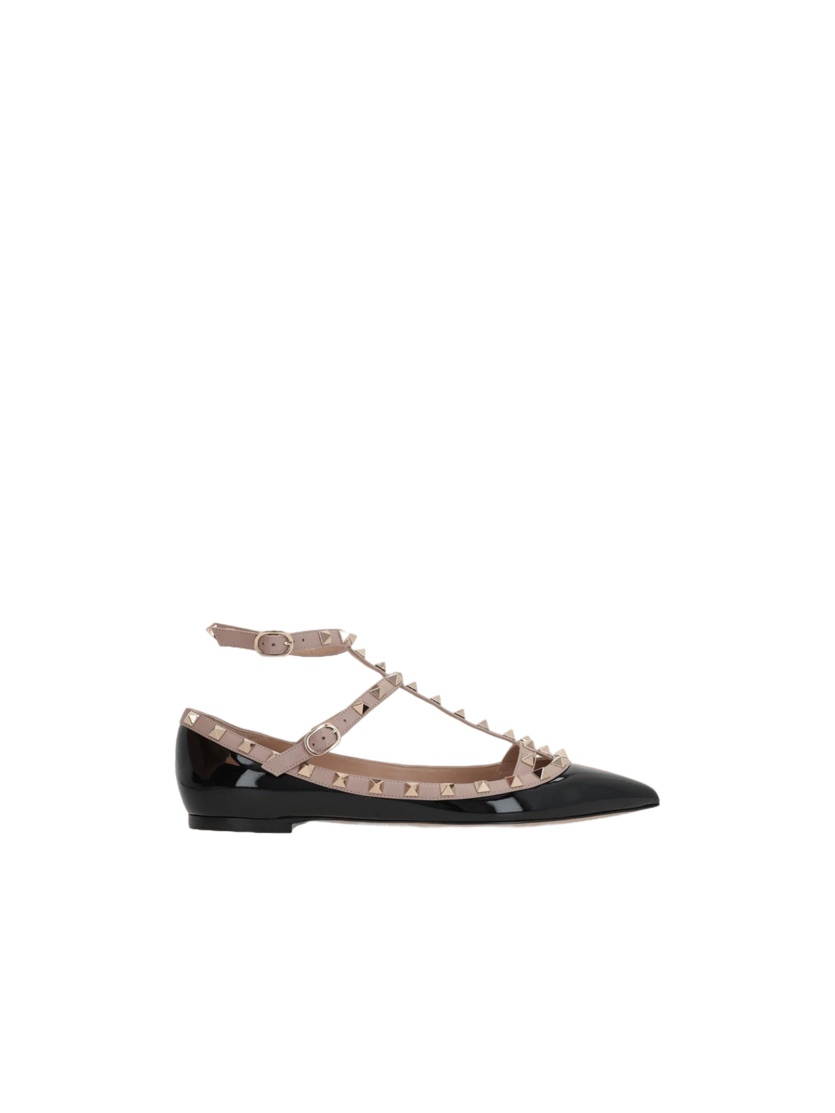 Rockstud Patent Leather Ballerinas-VALENTINO GARAVANI-JOHN JULIA