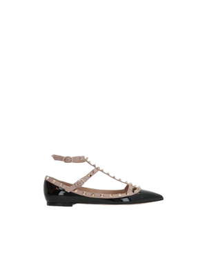 Rockstud Patent Leather Ballerinas-VALENTINO GARAVANI-JOHN JULIA