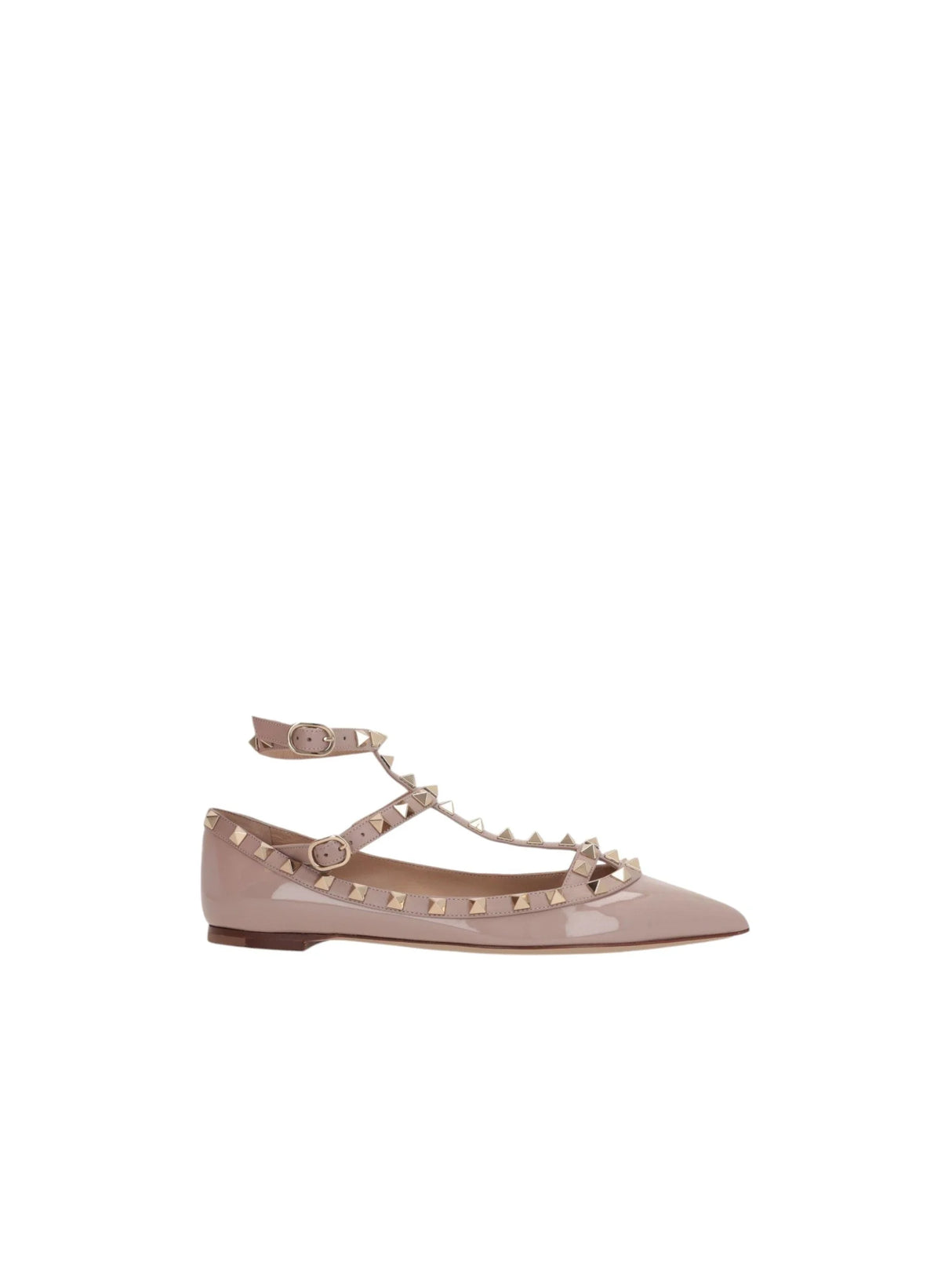 Rockstud Patent Leather Ballerinas-VALENTINO GARAVANI-JOHN JULIA