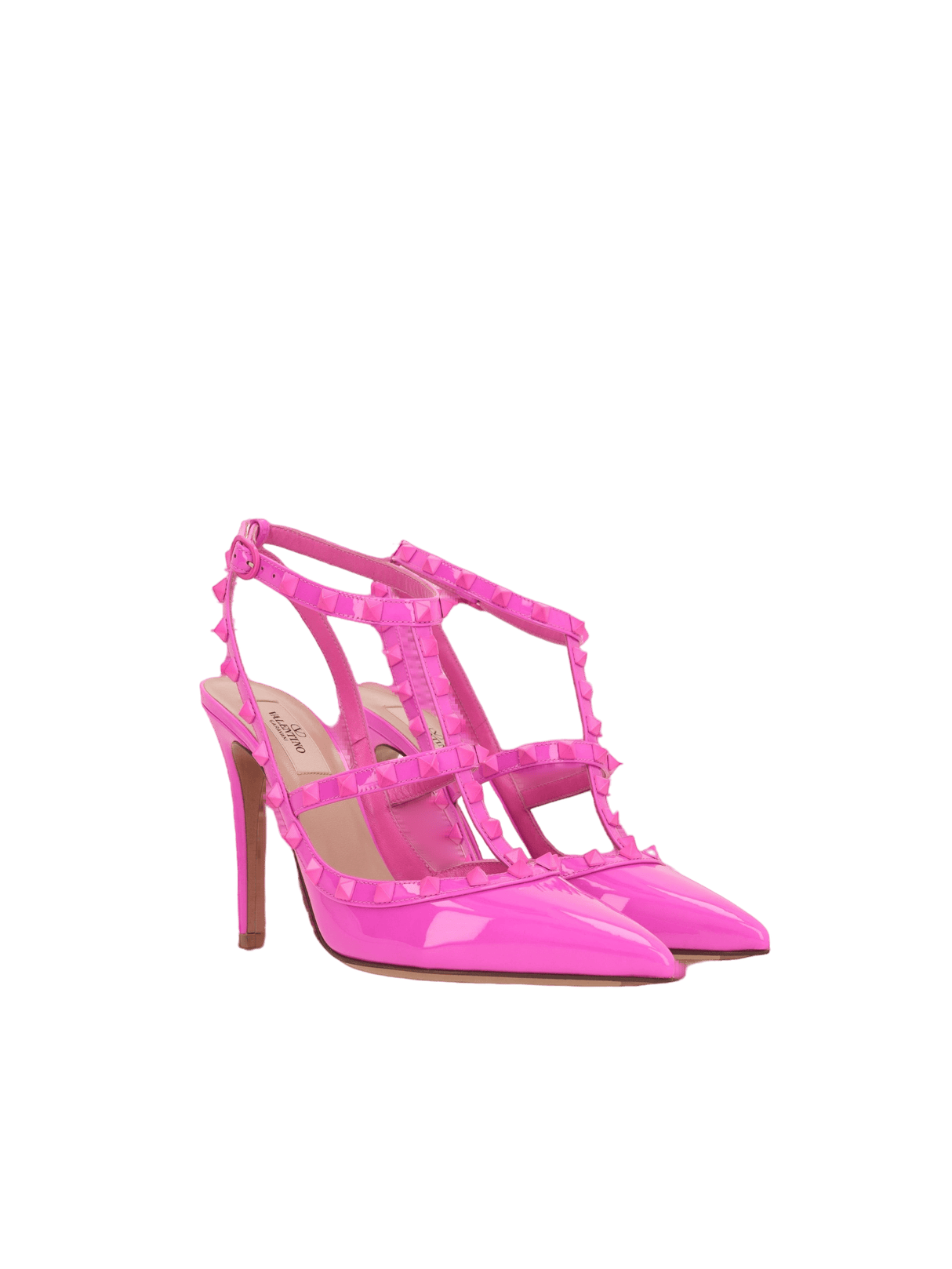 Rockstud Patent Leather Slingbacks-VALENTINO GARAVANI-JOHN JULIA