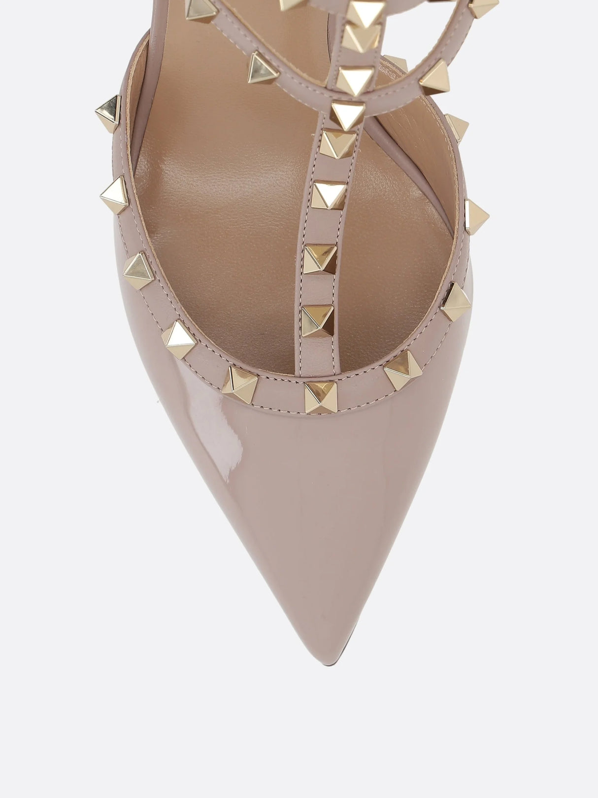 Rockstud Patent Leather Slingbacks-VALENTINO GARAVANI-JOHN JULIA