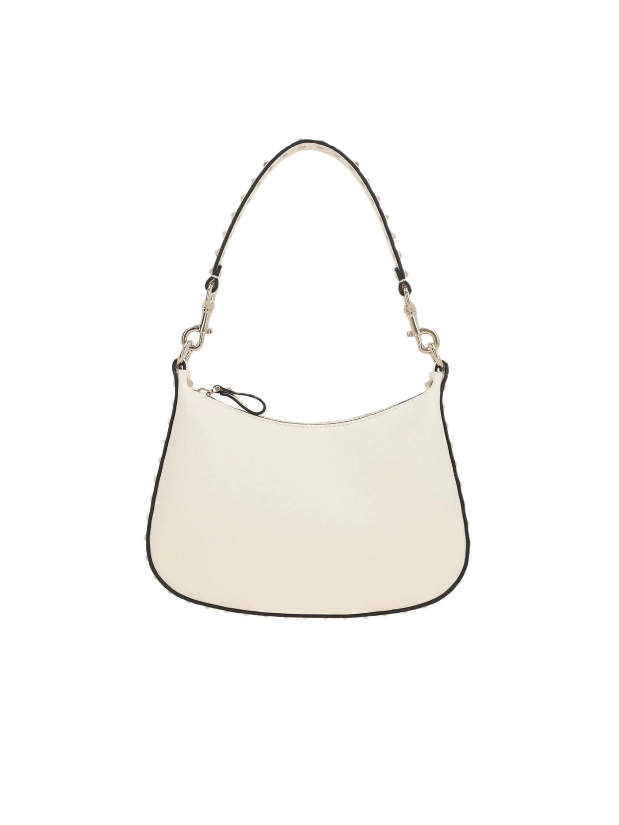 Rockstud Small Grainy Leather Hobo Bag-VALENTINO GARAVANI-JOHN JULIA