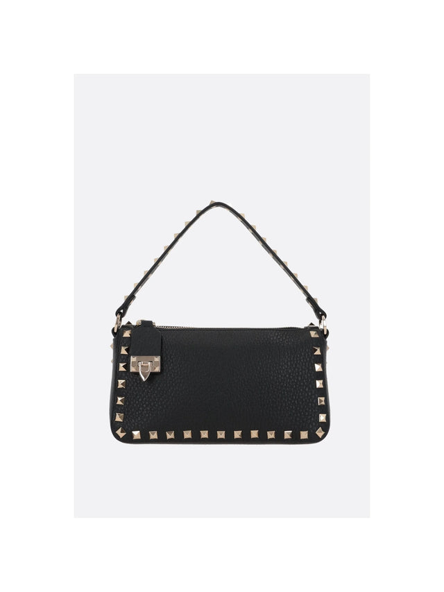 Rockstud Small Grainy Leather Shoulder Bag-VALENTINO GARAVANI-JOHN JULIA