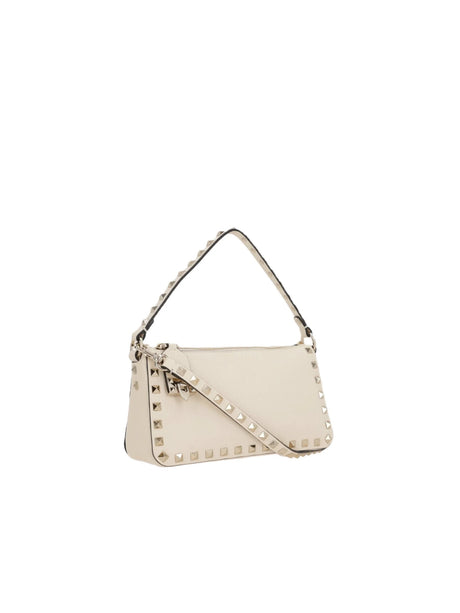 Rockstud Small Grainy Leather Shoulder Bag-VALENTINO GARAVANI-JOHN JULIA