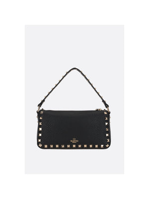 Rockstud Small Grainy Leather Shoulder Bag-VALENTINO GARAVANI-JOHN JULIA