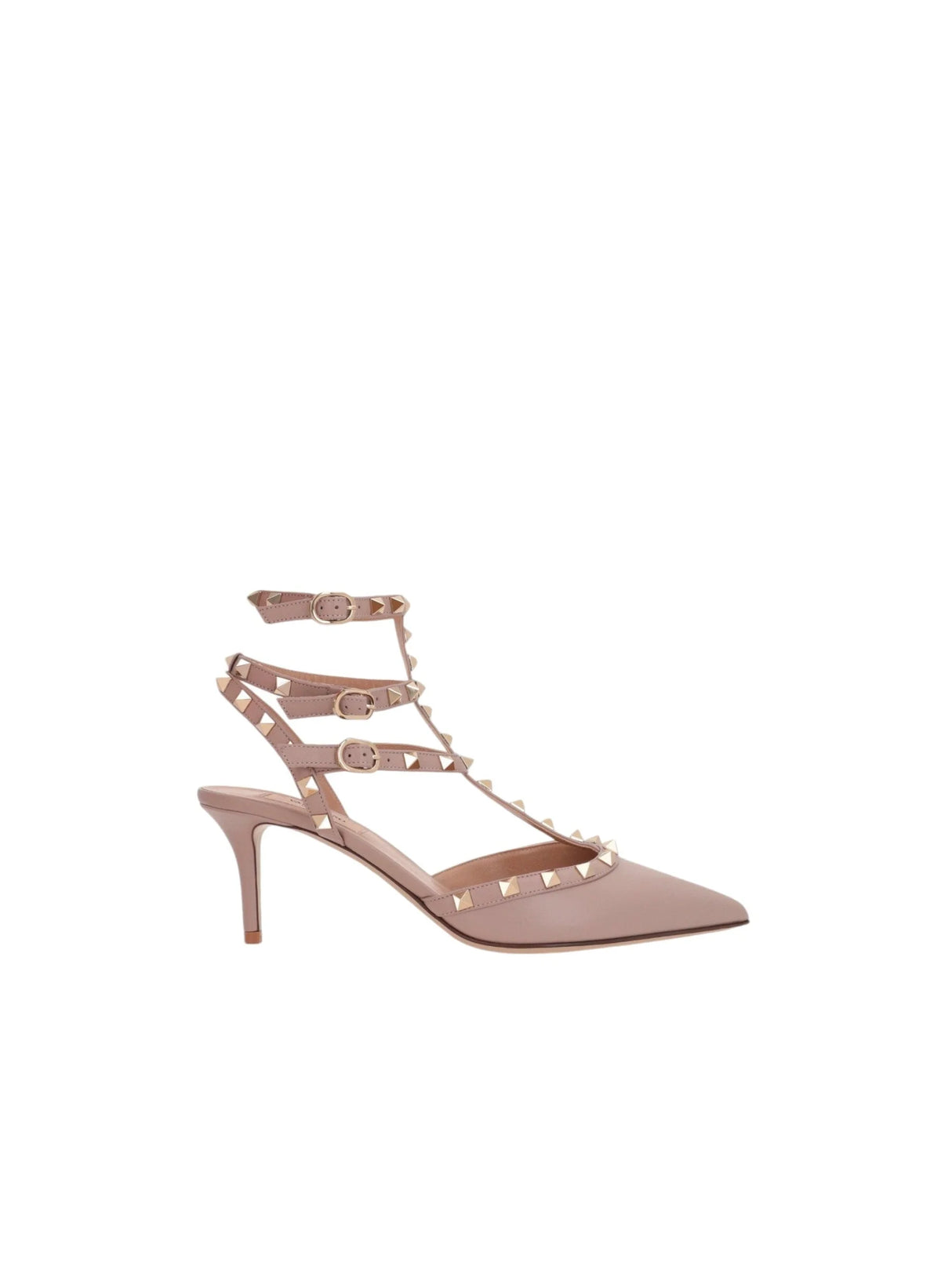 Rockstud Smooth Leather Slingbacks-VALENTINO GARAVANI-JOHN JULIA