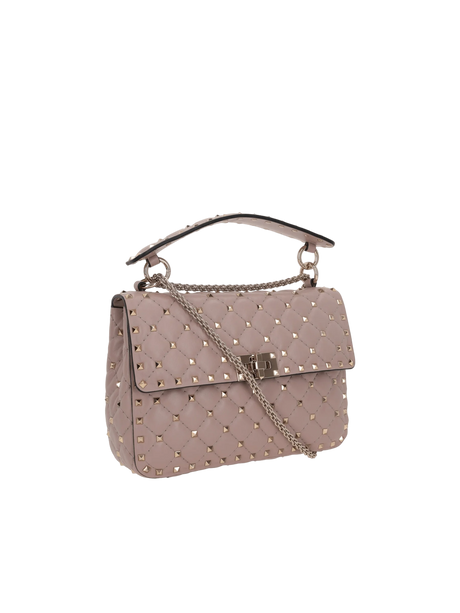 Rockstud Spike Medium Quilted Nappa Crossbody Bag-VALENTINO GARAVANI-JOHN JULIA