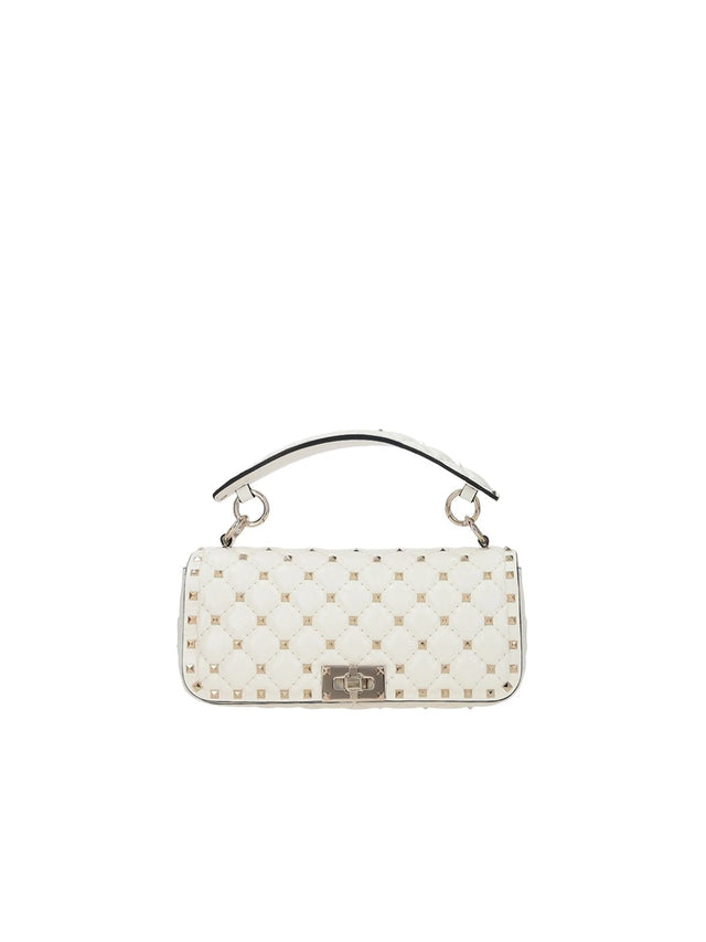 Rockstud Spike Quilted Leather Shoulder Bag-VALENTINO GARAVANI-JOHN JULIA