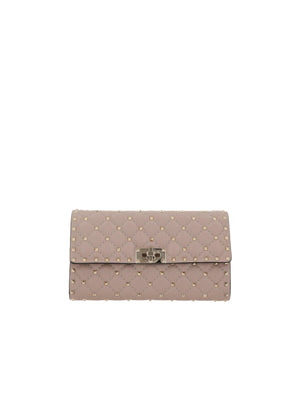 Rockstud Spike Quilted Nappa Chain Clutch-VALENTINO GARAVANI-JOHN JULIA