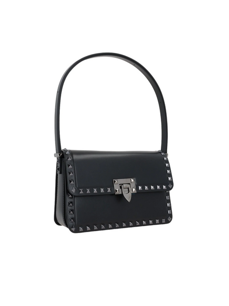 Rockstud23 Medium Smooth Leather Shoulder Bag-VALENTINO GARAVANI-JOHN JULIA