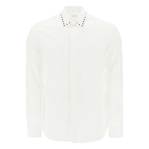 Shirt With Rockstud Untitled Studs VALENTINO GARAVANI JOHN JULIA.