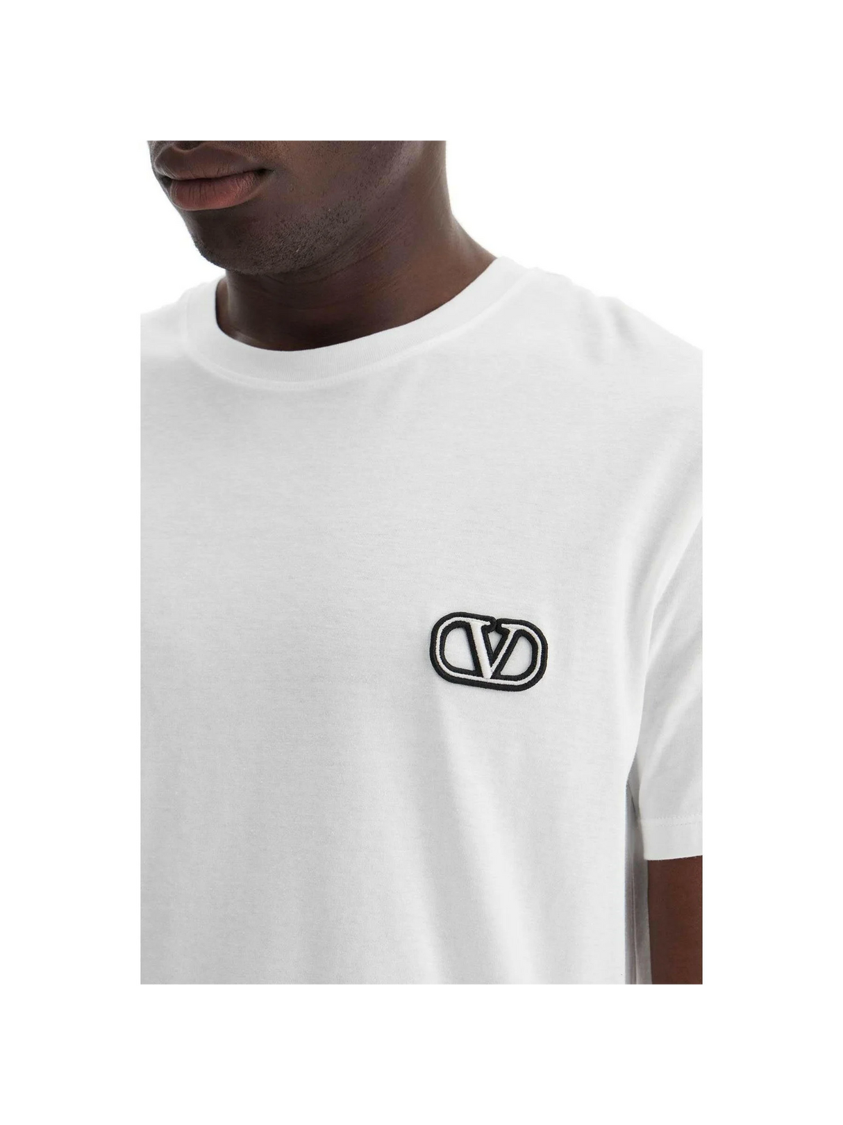 Signature Patch VLogo Cotton T-Shirt.