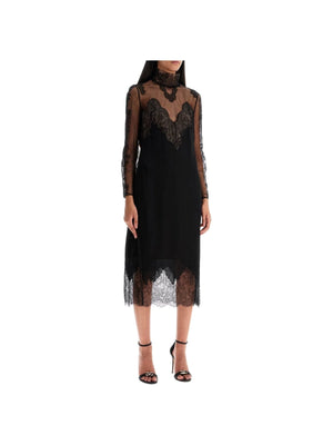 Silk And Lace Dress