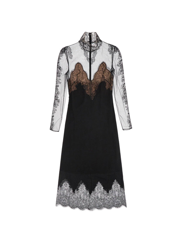 Silk And Lace Dress