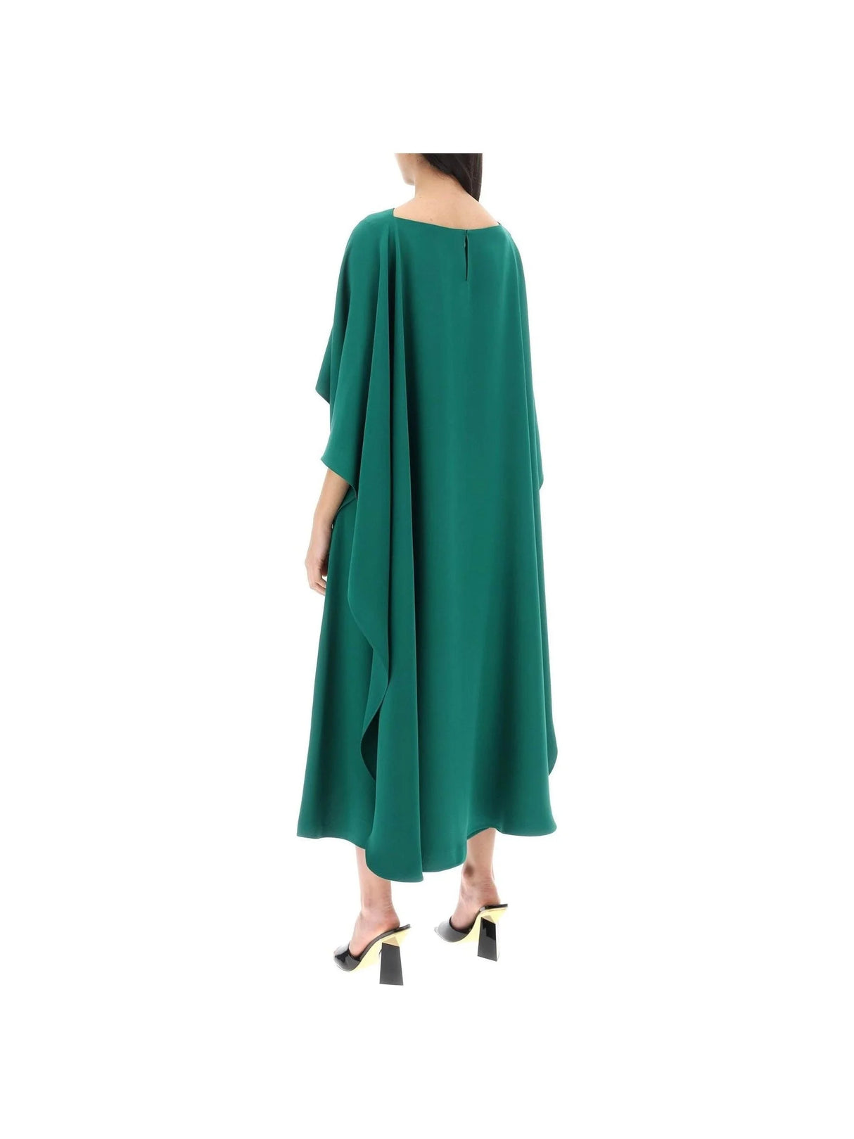 Cady Couture Cape Dress-Valentino Garavani-JOHN JULIA