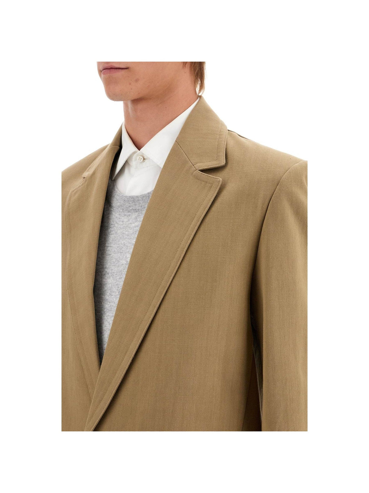 Single-breasted Canvas Jacket