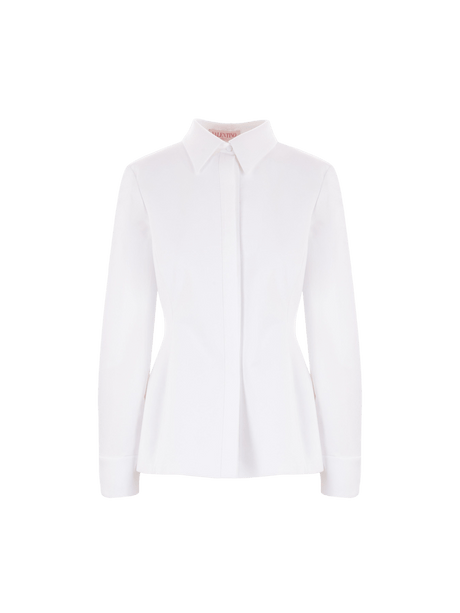 Slim-fit Poplin Shirt-VALENTINO GARAVANI-JOHN JULIA