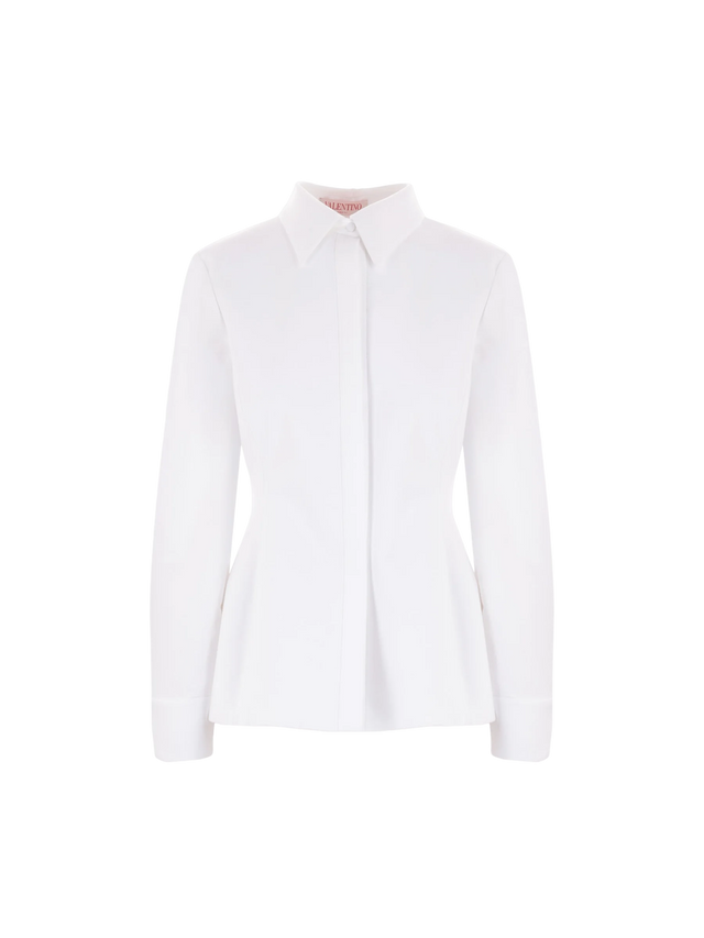 Slim-fit Poplin Shirt-VALENTINO GARAVANI-JOHN JULIA