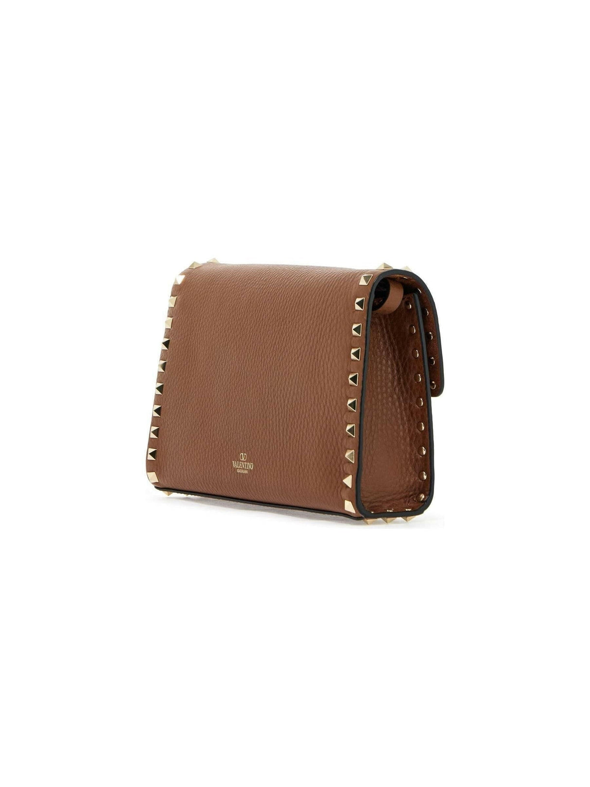 Small Rockstud Grainy Calfskin Crossbody Bag.