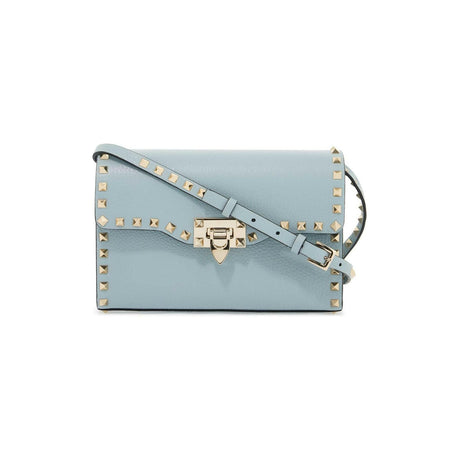 Small Rockstud Grainy Calfskin Crossbody Bag.