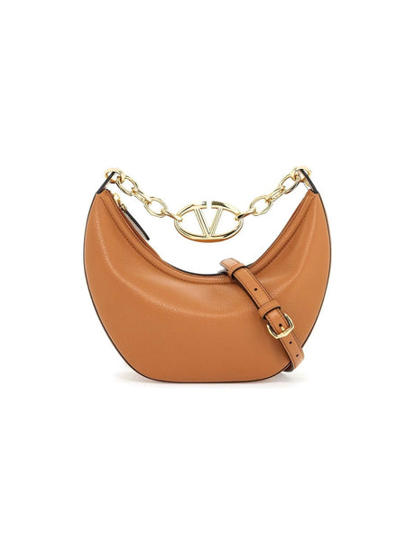 VALENTINO GARAVANI-Small Vlogo Moon Hobo Bag -JOHN JULIA.