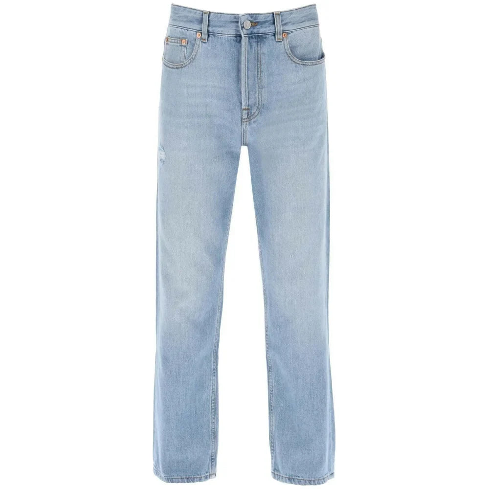 Tapered Jeans With Medium Wash VALENTINO GARAVANI JOHN JULIA.