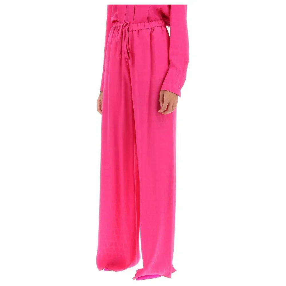 Toile Iconographe Palazzo Pants In Silk Jacquard VALENTINO GARAVANI JOHN JULIA.