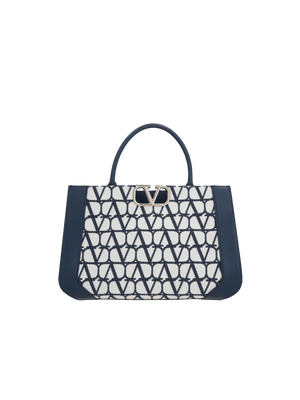 Toile Iconographe Vlogo Signature Medium Tote Bag-VALENTINO GARAVANI-JOHN JULIA