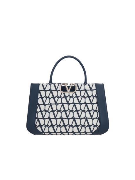 Toile Iconographe Vlogo Signature Medium Tote Bag-VALENTINO GARAVANI-JOHN JULIA