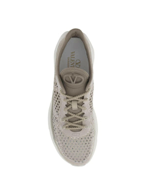 Deep Beige Poudre White True Actress Mesh Sneakers VALENTINO GARAVANI JOHN JULIA.