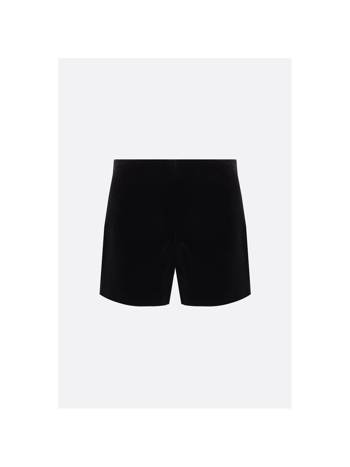 Velvet Shorts With Bow-VALENTINO GARAVANI-JOHN JULIA