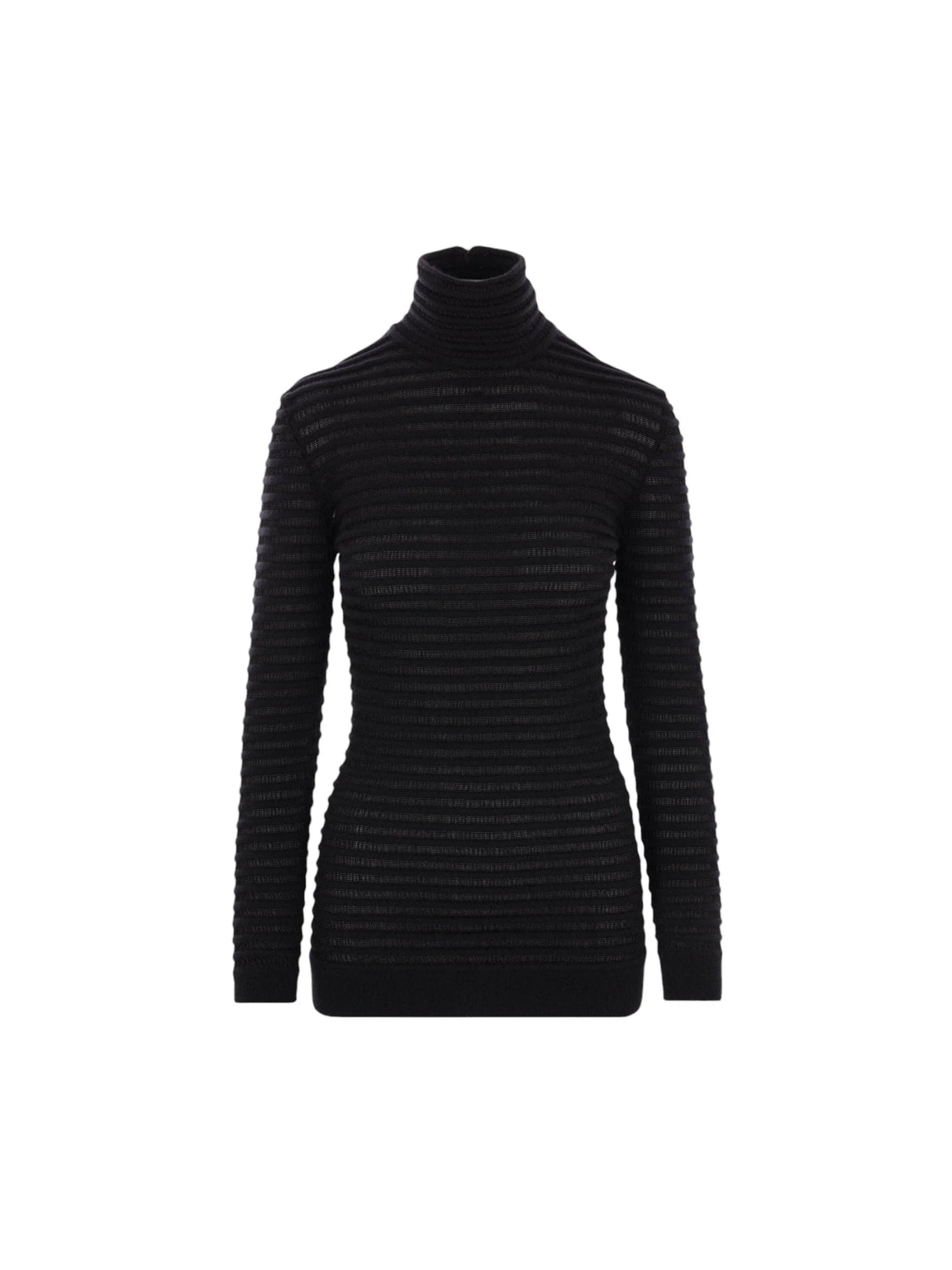 Viscose Wool Striped Turtleneck-VALENTINO GARAVANI-JOHN JULIA