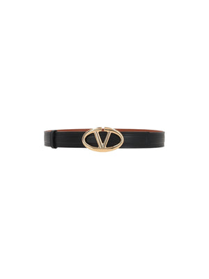 VALENTINO GARAVANI-VLogo Bold Edition Smooth Leather Belt-JOHN JULIA