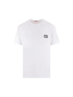 Vlogo Cotton T-shirt-VALENTINO GARAVANI-JOHN JULIA