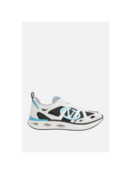 VLogo Easyjog Sneakers In Leather And Fabric-VALENTINO GARAVANI-JOHN JULIA