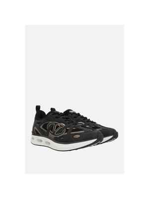 VLogo Easyjog Sneakers In Leather And Fabric-VALENTINO GARAVANI-JOHN JULIA