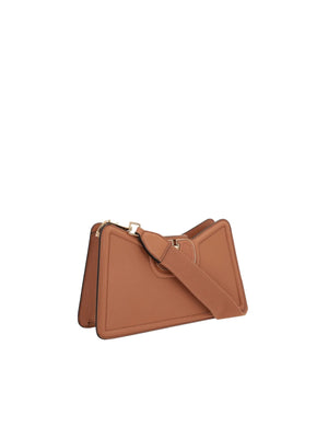 VALENTINO GARAVANI-Vlogo Grainy Leather Crossbody Bag-JOHN JULIA