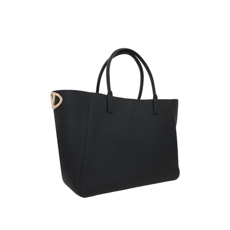 Vlogo Large Smooth Leather Tote Bag-VALENTINO GARAVANI-JOHN JULIA