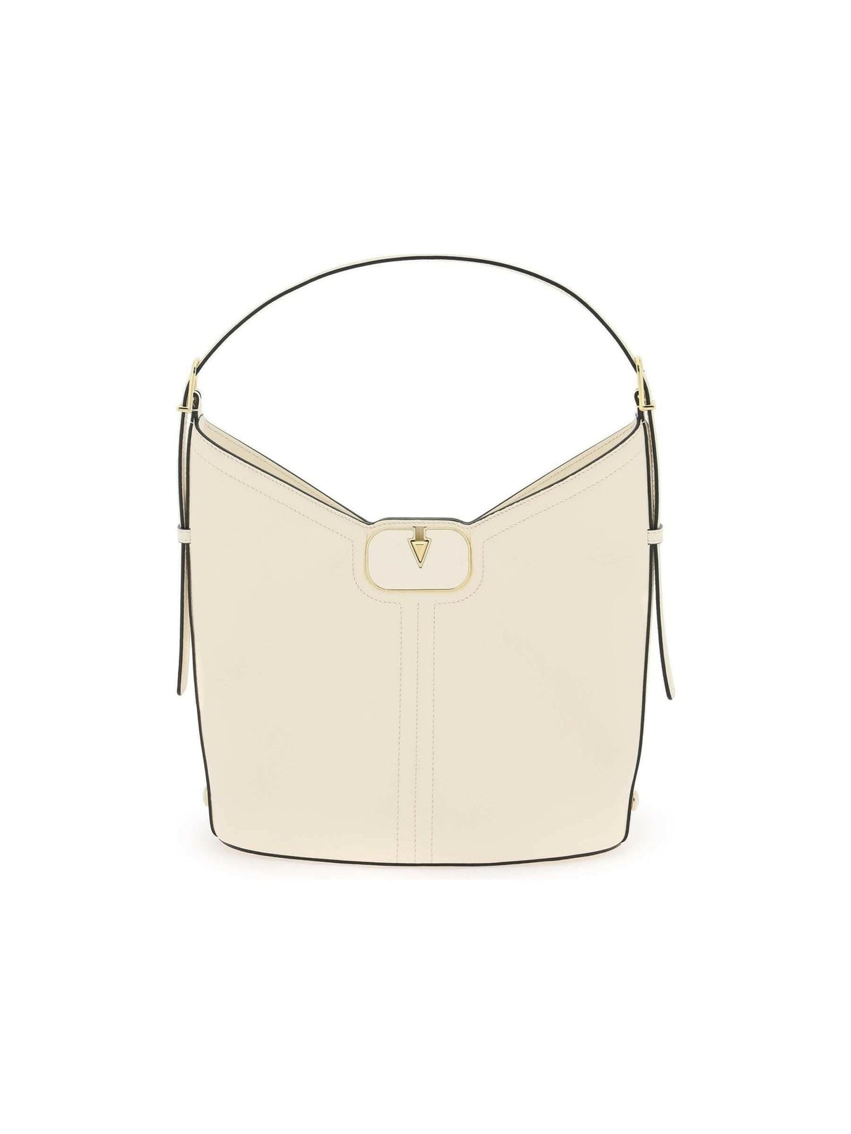 VALENTINO GARAVANI-VLogo Leather Hobo Bag-JOHN JULIA