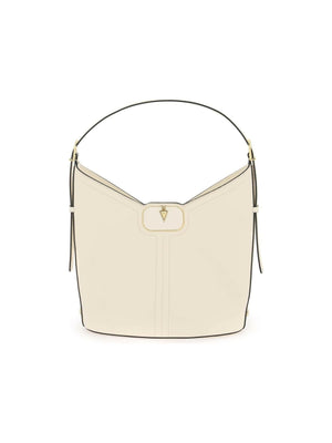 VALENTINO GARAVANI-VLogo Leather Hobo Bag-JOHN JULIA