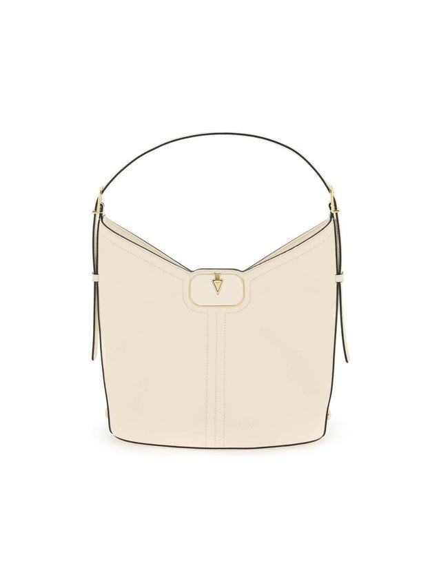 VALENTINO GARAVANI-VLogo Leather Hobo Bag-JOHN JULIA