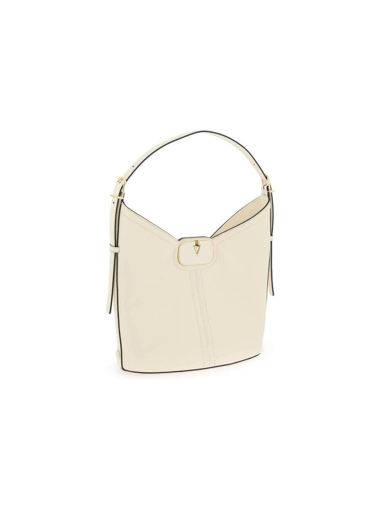 VALENTINO GARAVANI-VLogo Leather Hobo Bag-JOHN JULIA