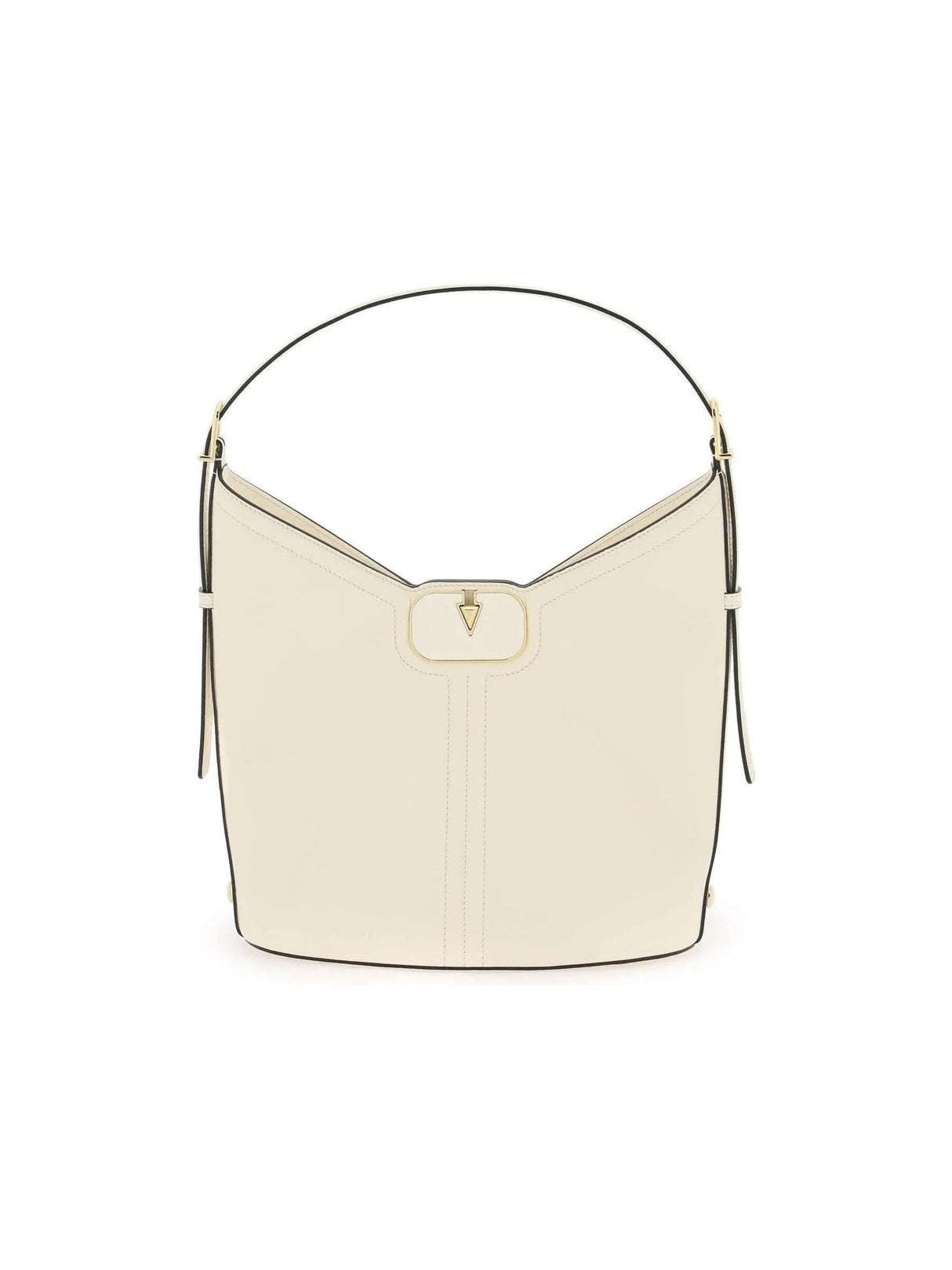 VALENTINO GARAVANI-VLogo Leather Hobo Bag-JOHN JULIA